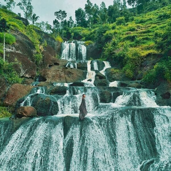 #explorejogja photo today by  taken at Air Terjun Kedung Kandang, Nglanggeran, G...