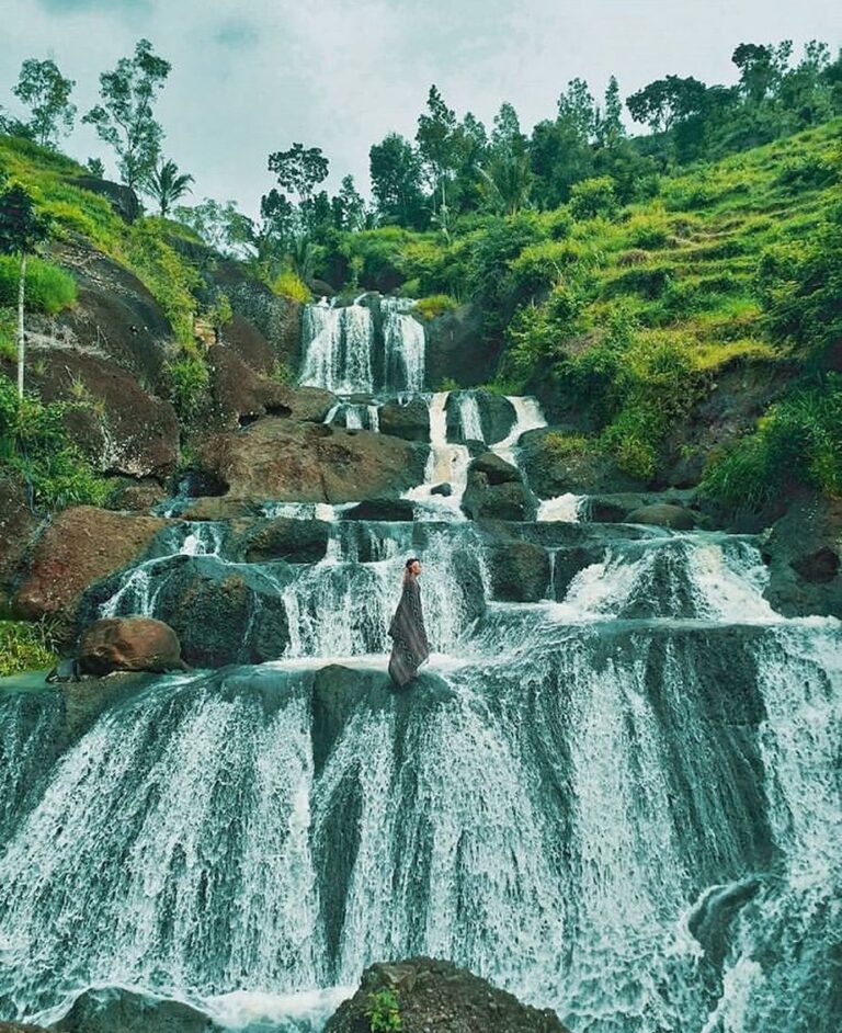 #explorejogja photo today by  taken at Air Terjun Kedung Kandang, Nglanggeran, G...