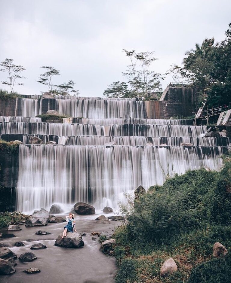 #explorejogja photo today by  taken at Grojogan Watu Purbo, Tempel, Sleman....