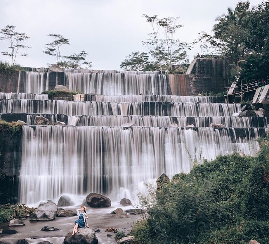 #explorejogja photo today by  taken at Grojogan Watu Purbo, Tempel, Sleman....