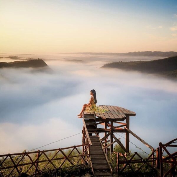 #explorejogja photo today by  taken at Bukit Panguk Kediwung, Dlingo, Bantul....