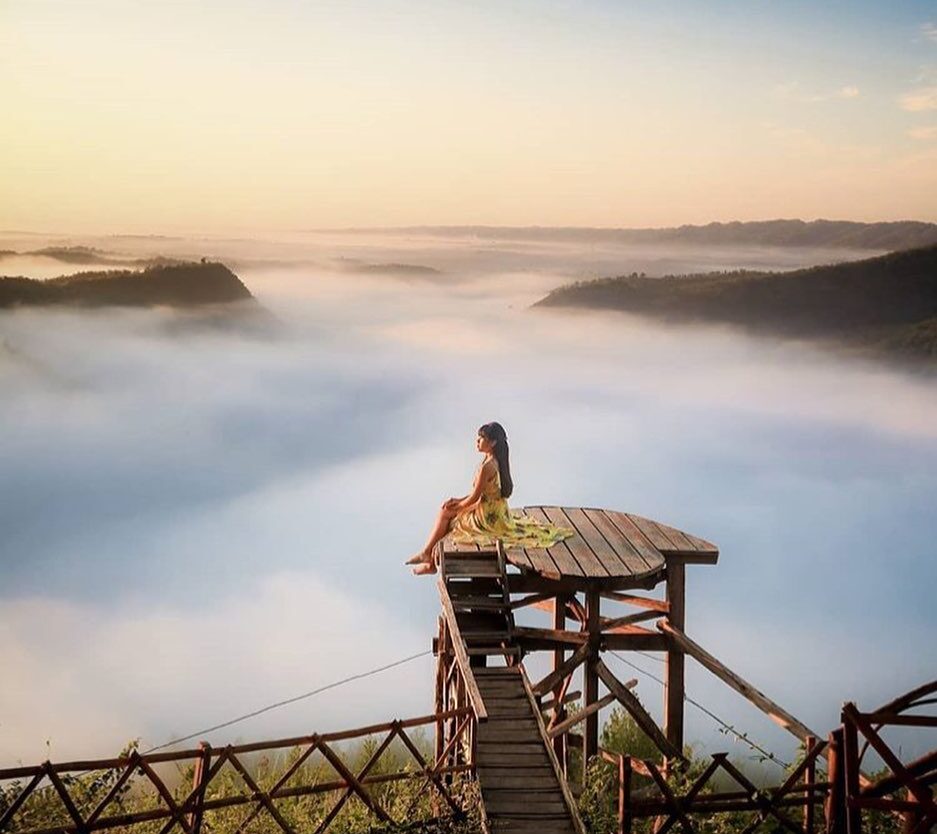 #explorejogja photo today by  taken at Bukit Panguk Kediwung, Dlingo, Bantul....