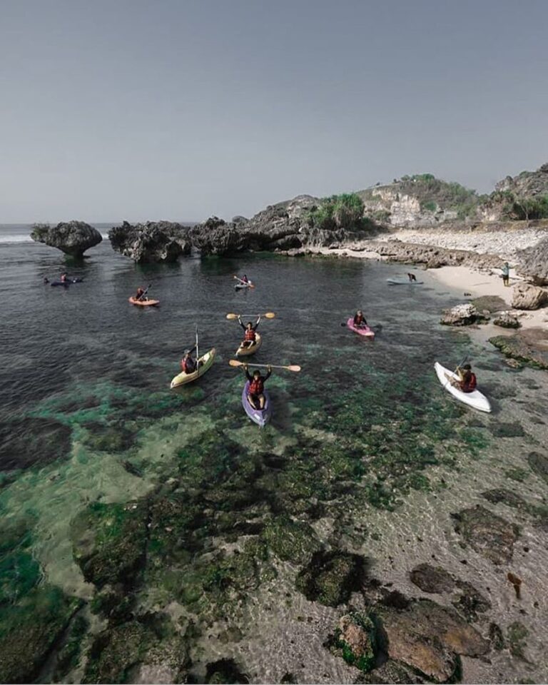 #explorejogja photo today by  taken at Pantai Drini, Gunungkidul....
