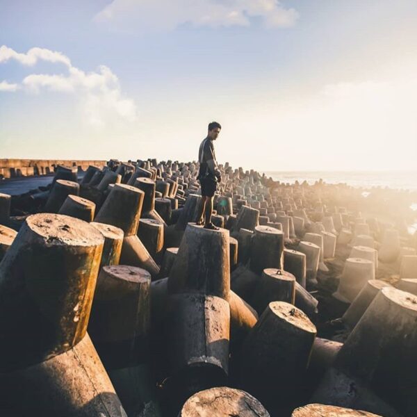 #explorejogja photo today by  taken at Pantai Glagah, Kulon Progo....