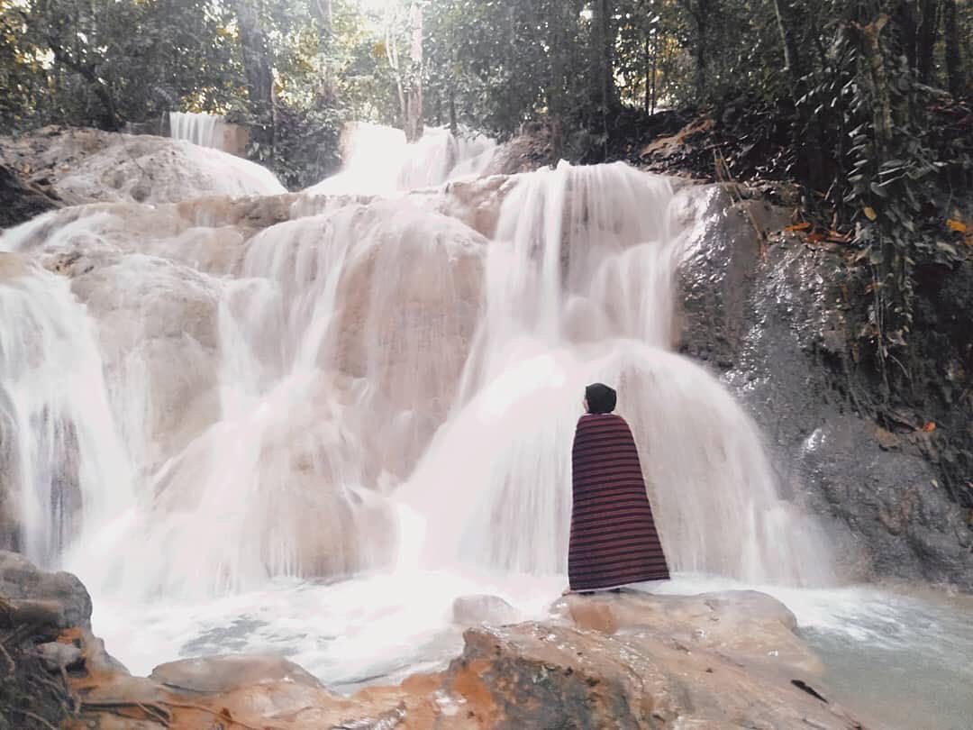 #explorebaubau Photo today by  taken at Air Terjun Desa Kancinaa, Kec. Pasar Waj...