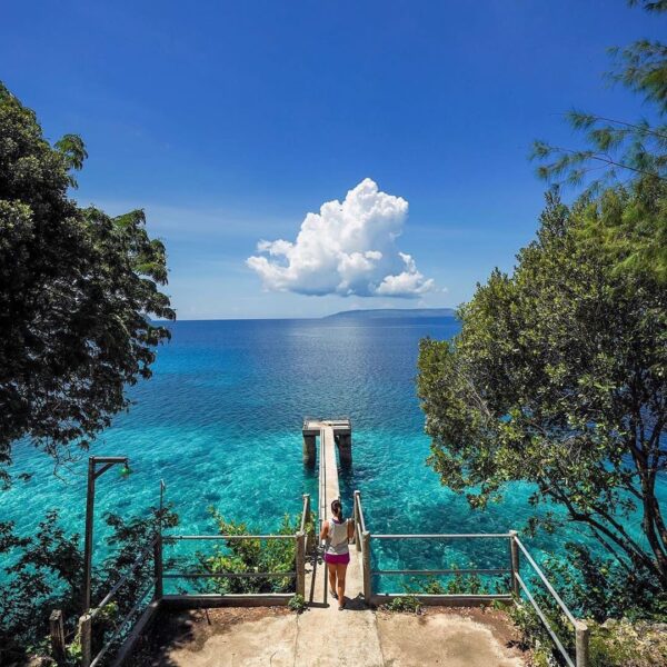 #explorebaubau Photo today by  taken at dermaga Nirwana Beach Villa, Kota Baubau...