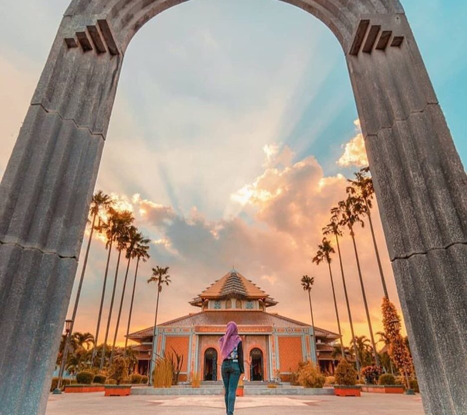 #explorejogja photo today by  taken at Masjid Kampus UGM, Bulaksumur, Yogyakarta...