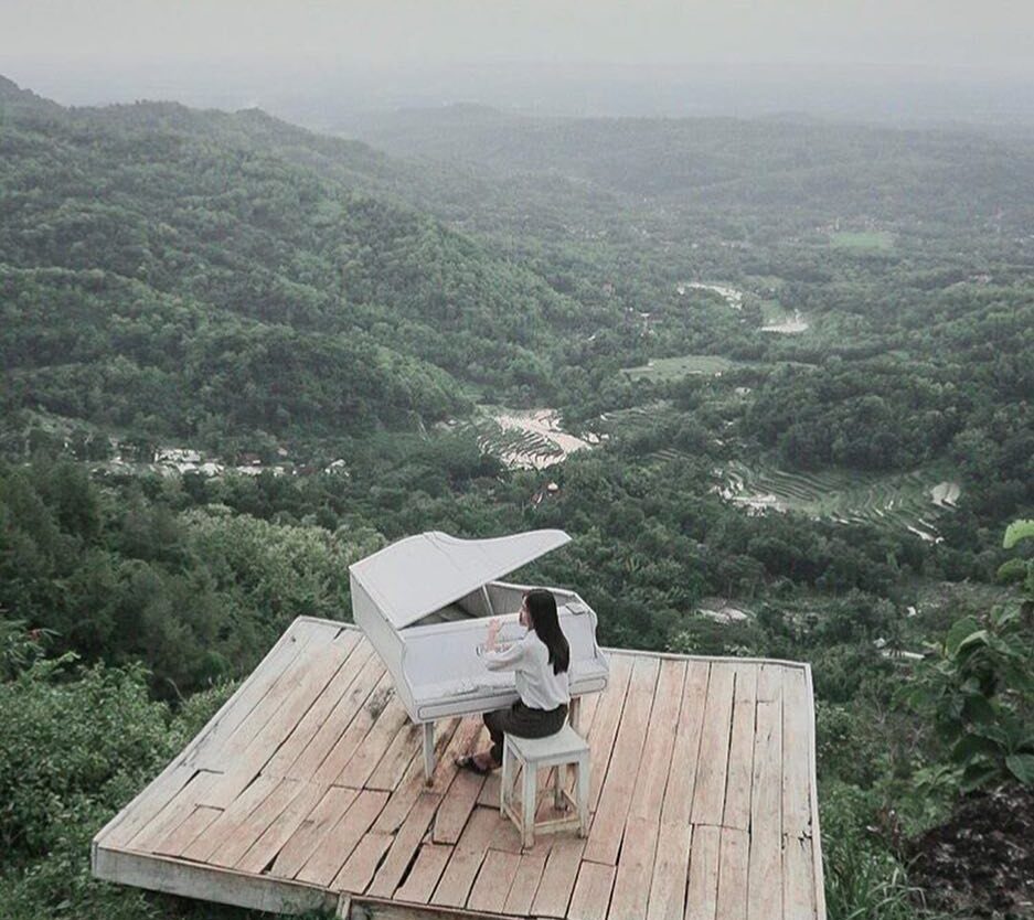 #explorejogja photo today by  taken at Pintoe Langit Dahromo, Dlingo, Bantul....