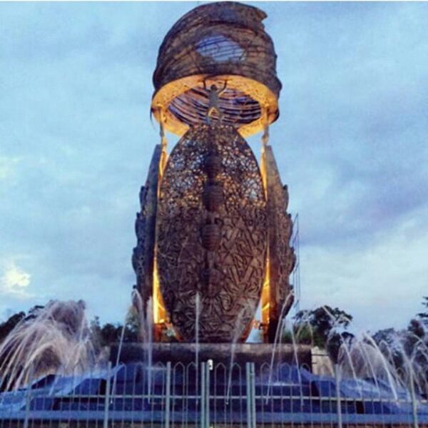 #explorepapua Photo today by   taken at Tugu kuala kencana Timika...