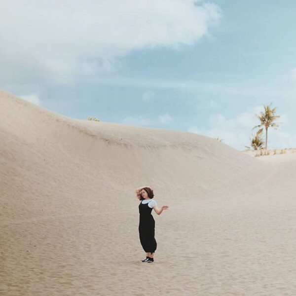 #explorejogja photo today by  taken at Gumuk Pasir Parangkusumo, Bantul....