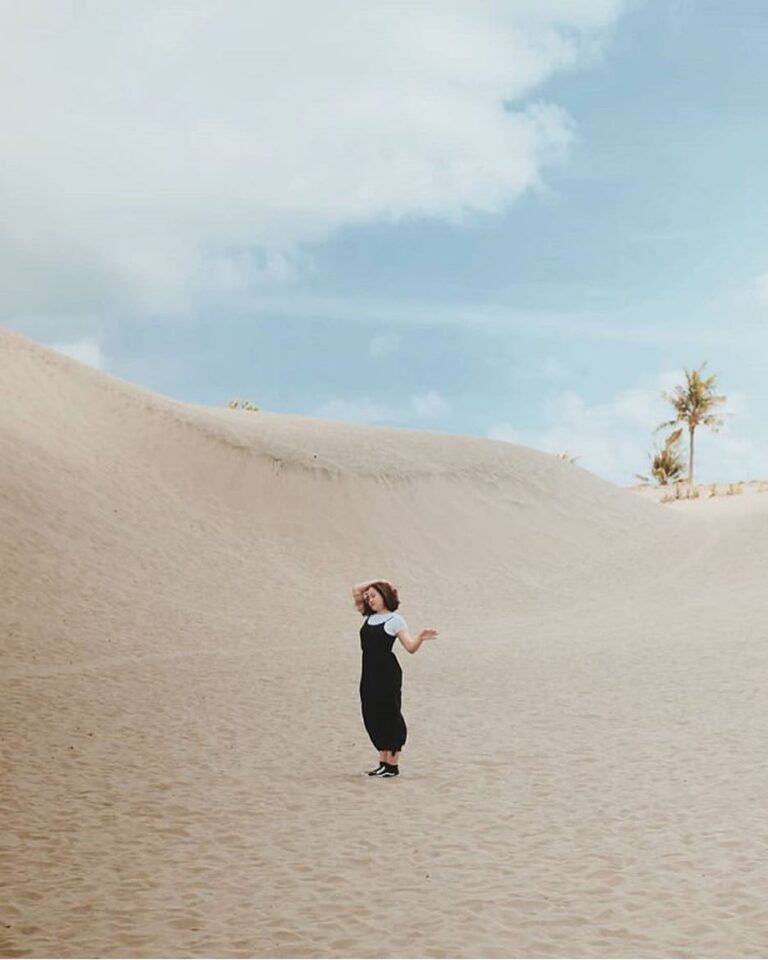 #explorejogja photo today by  taken at Gumuk Pasir Parangkusumo, Bantul....