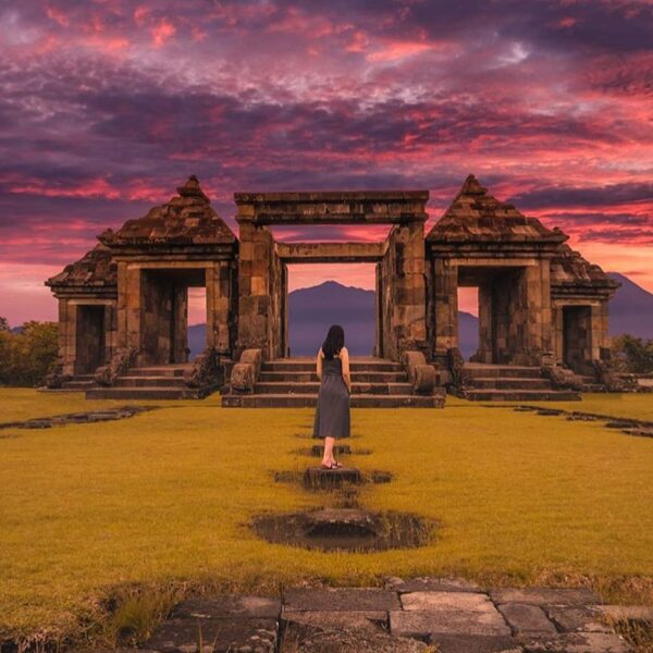 #explorejogja photo today by  taken at Candi Ratu Boko, Sleman....