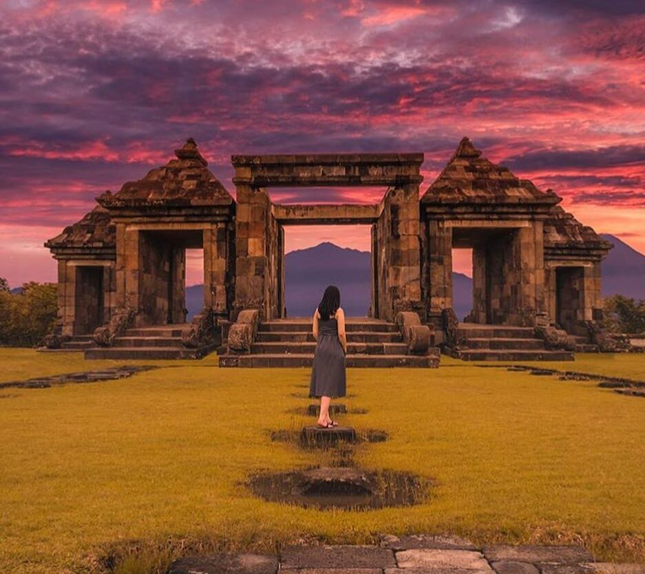 #explorejogja photo today by  taken at Candi Ratu Boko, Sleman....