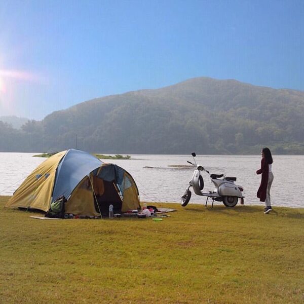 #explorejogja photo today by  taken at Waduk Sermo, Kulon Progo....