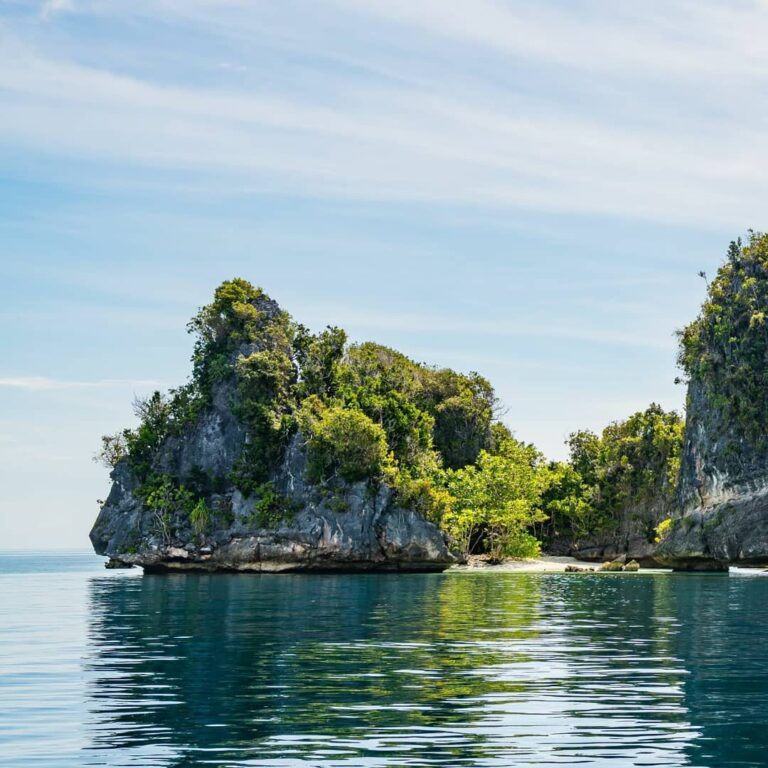 Ada keunikan tersendiri di tiap gugusan pulau di Raja Ampat. Salah satunya adala...