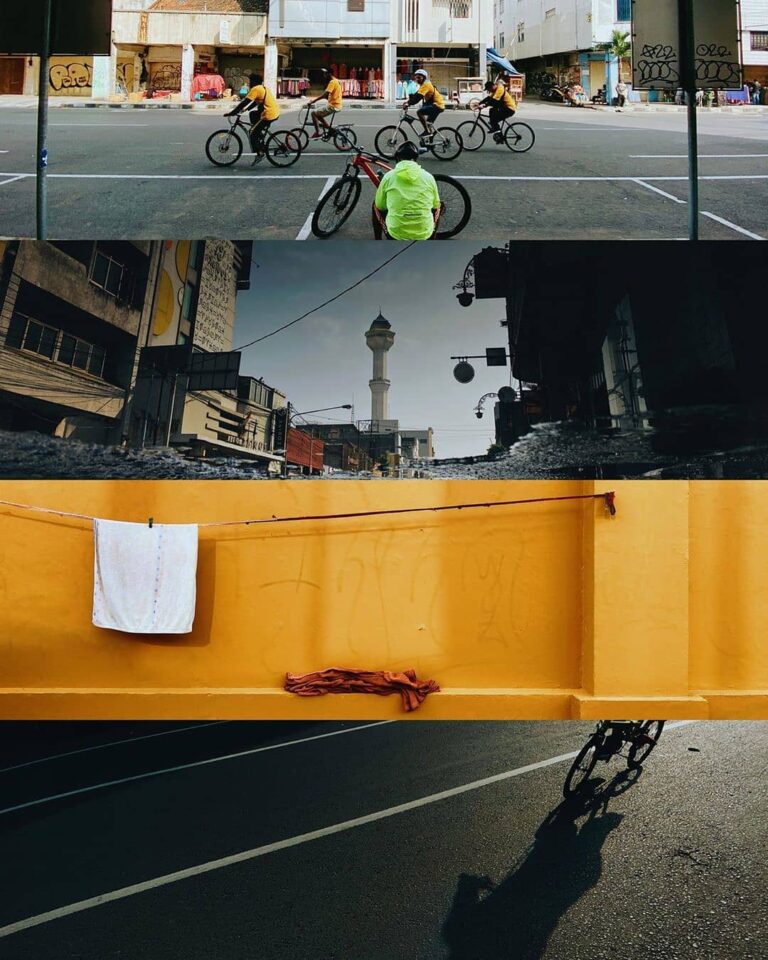 Cinematic morning scene by  taken around Jalan Otista #explorebandung...