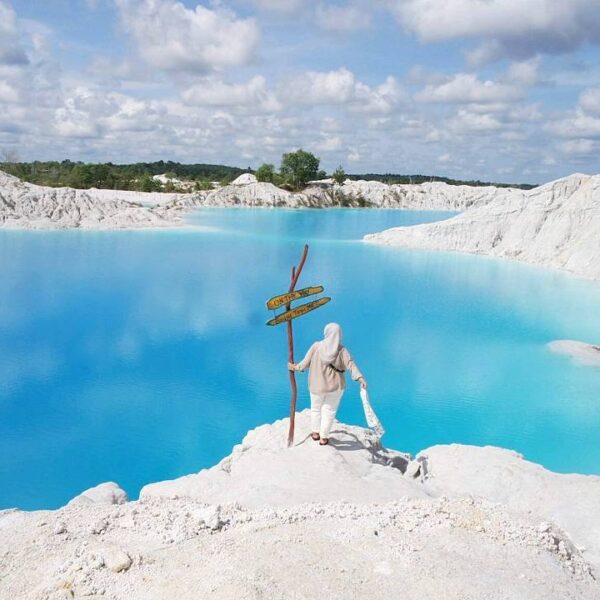 Location : Danau Kaolin (bekas penambangan timah), Air Bara, tepatnya Perbatasan...