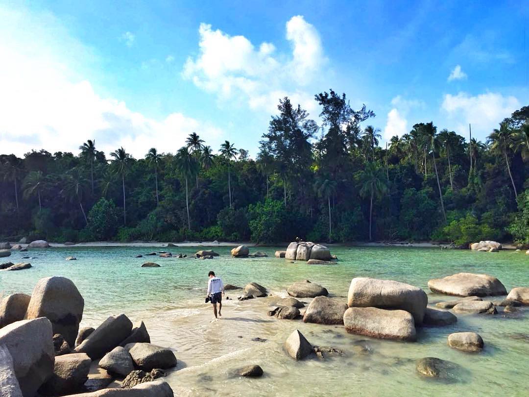 Location : Pantai Tanjung Kemirai, Tukak Sadai, Kabupaten Bangka Selatan, Bangka...