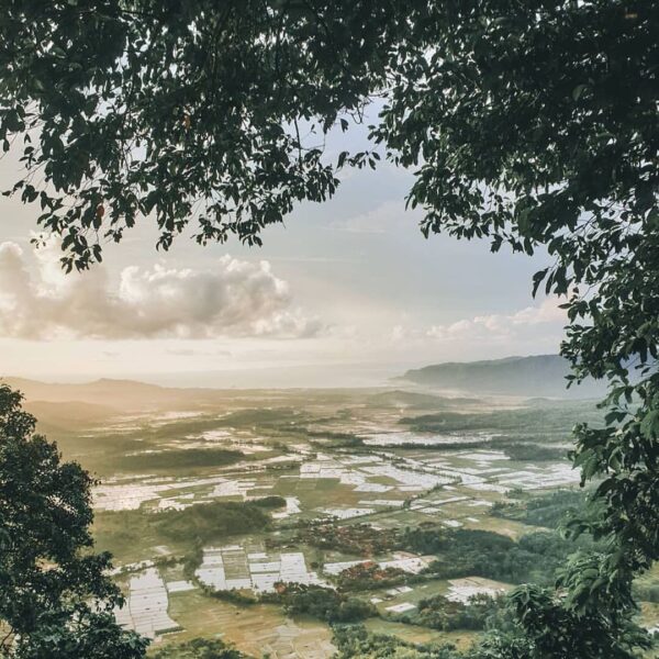 A stunning shot of Ciletuh Bay, Ciletuh-palabuhan Ratu Unesco Global Geopark, by...