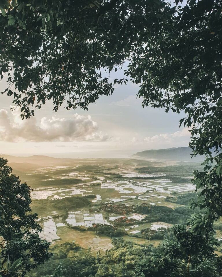 A stunning shot of Ciletuh Bay, Ciletuh-palabuhan Ratu Unesco Global Geopark, by...