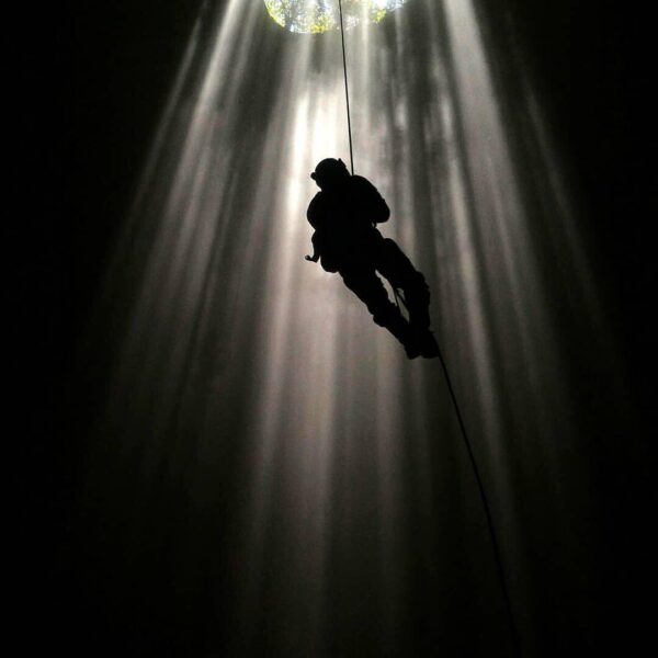 Any words for this stunning image of caving experience at Buni Ayu by  #explores...