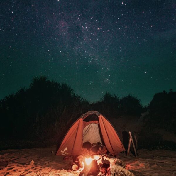 Calm night under the stars nicely captured by  #exploresukabumi...