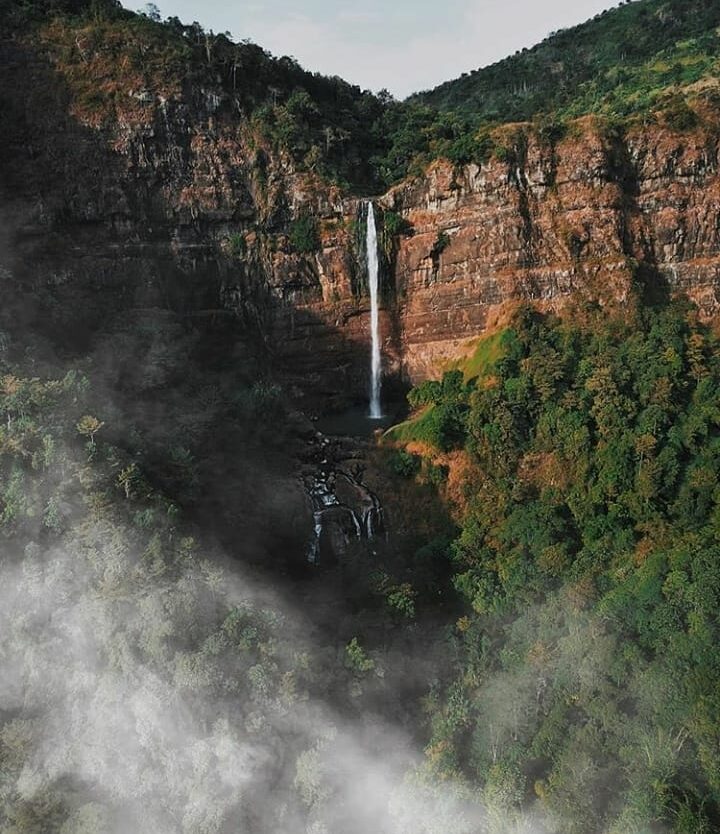 Curug Cikanteh is a waterfall which has three levels of waterfalls, Curug Sodong...