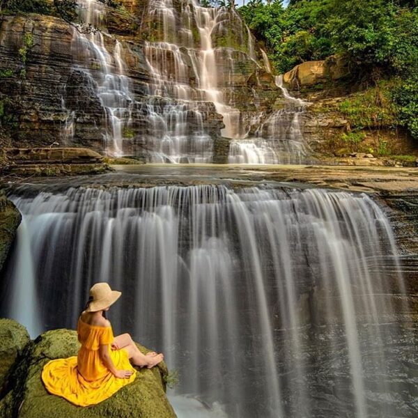 Eyegasm view of waterfall. No one will ever refuse the joy of looking at this st...