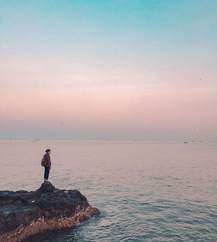Learn more about yourself when you’re alone.
-
Photo by  taken at Pantai Cikalap...