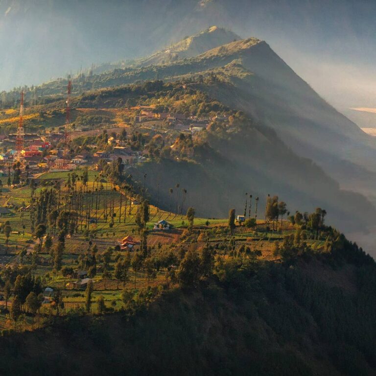 Mau menyaksikan sunrise terbaik di kawasan Gunung Bromo? Datang saja ke Desa Cem...