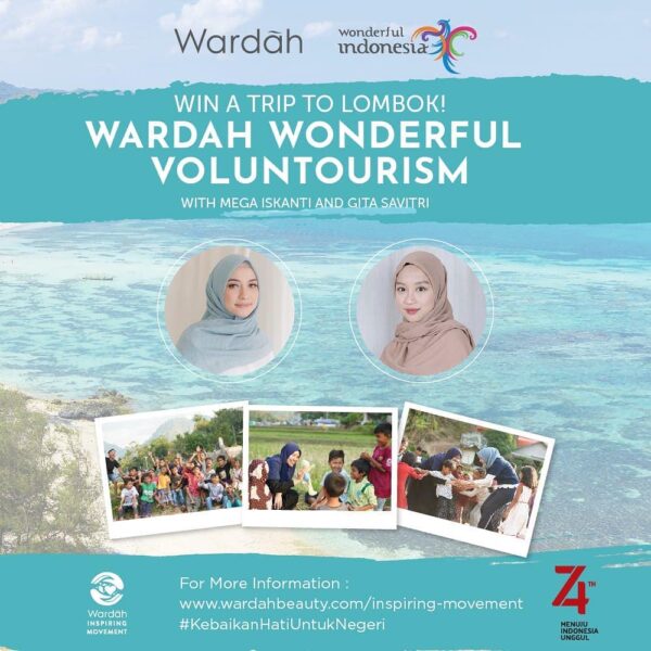 "Wardah Wonderful Voluntourism" goes to Lombok, yeayyy!
. 
Bagi kamu yang suka m...