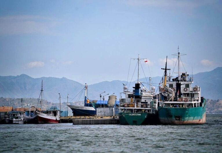 #explorebima Photo today by  taken at Bima Harbour...