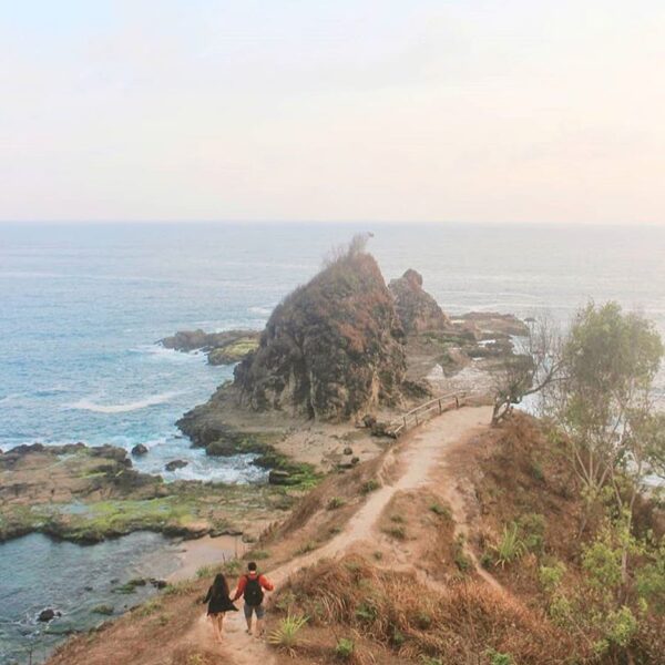 #explorejogja photo today by  taken at Pantai Watu Lumbung, Gunungkidul....