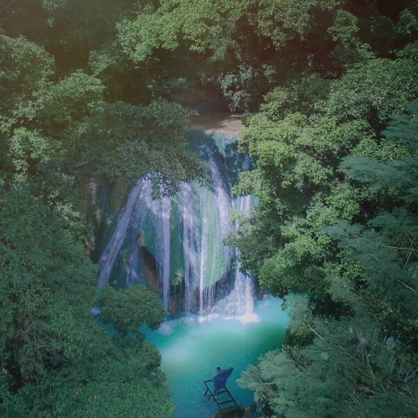 #explorebaubau Photo today by  taken at Air Terjun Tirta Rimba....