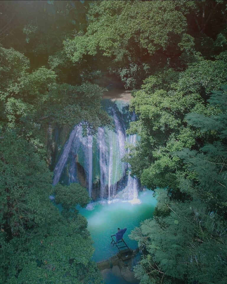 #explorebaubau Photo today by  taken at Air Terjun Tirta Rimba....