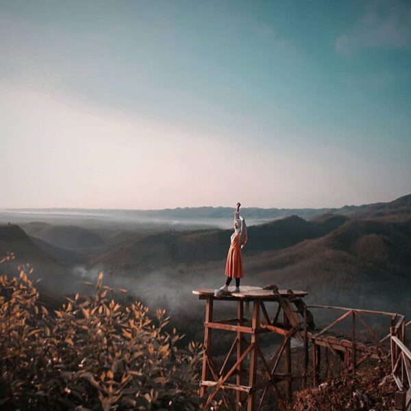 #explorejogja photo today by  taken at Bukit Panguk Kediwung, Dlingo, Bantul....