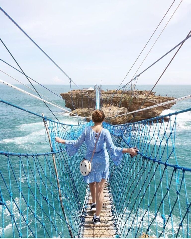 #explorejogja photo today by  taken at Pantai Timang, Gunungkidul....