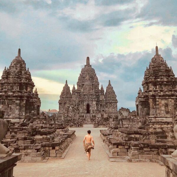 #explorejogja photo today by  taken at Candi Sewu, Around Candi Prambanan area, ...