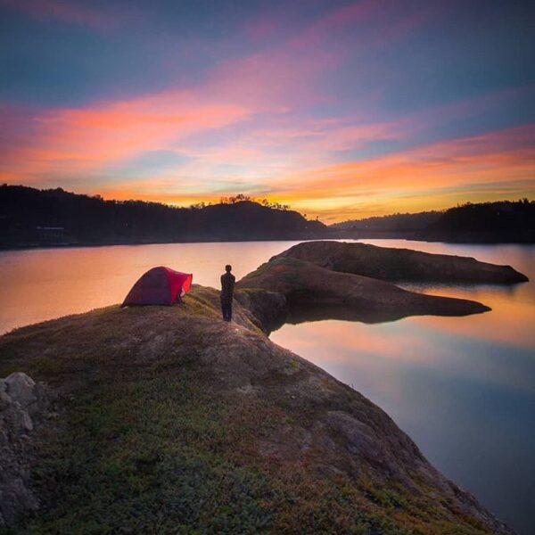 #explorejogja photo today by  taken at Waduk Sermo, Kulon Progo....