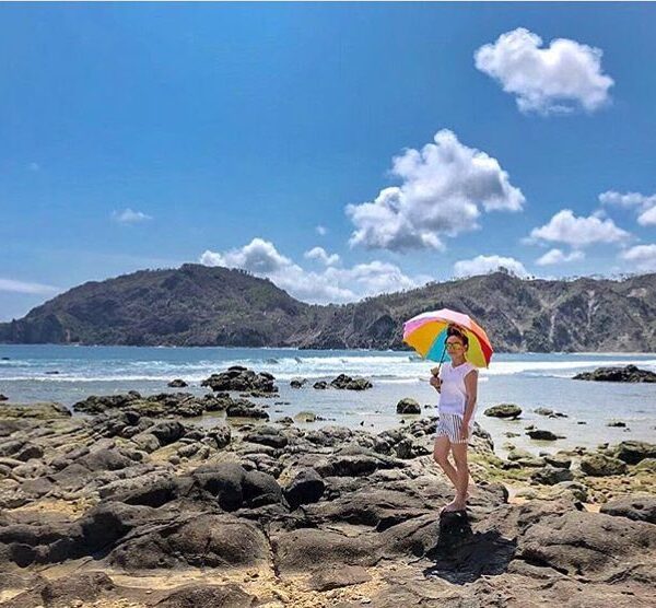 #explorejogja photo today by  taken at Pantai Wediombo, Gunungkidul....