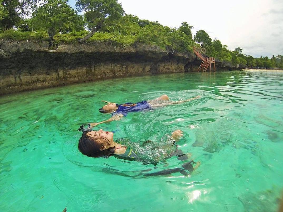 #explorebaubau Photo today by  taken at Pantai Nirwana Baubau....