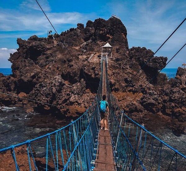 #explorejogja photo today by  taken at Pantai Nglambor, Gunungkidul....