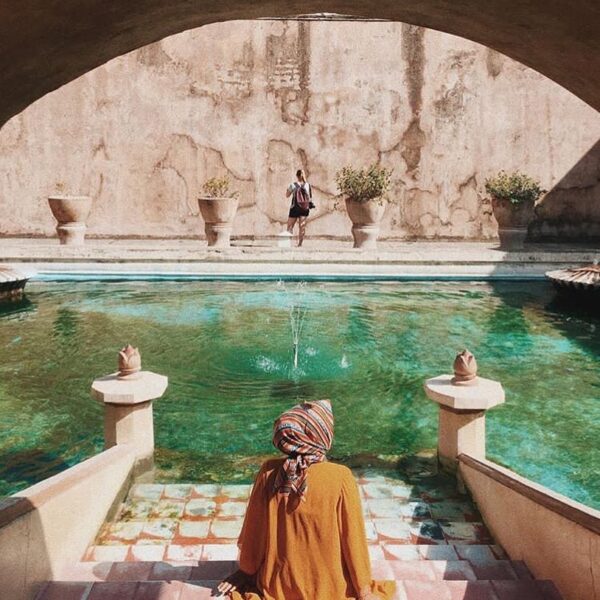 #explorejogja photo today by  taken at Water Castle, Taman Sari....