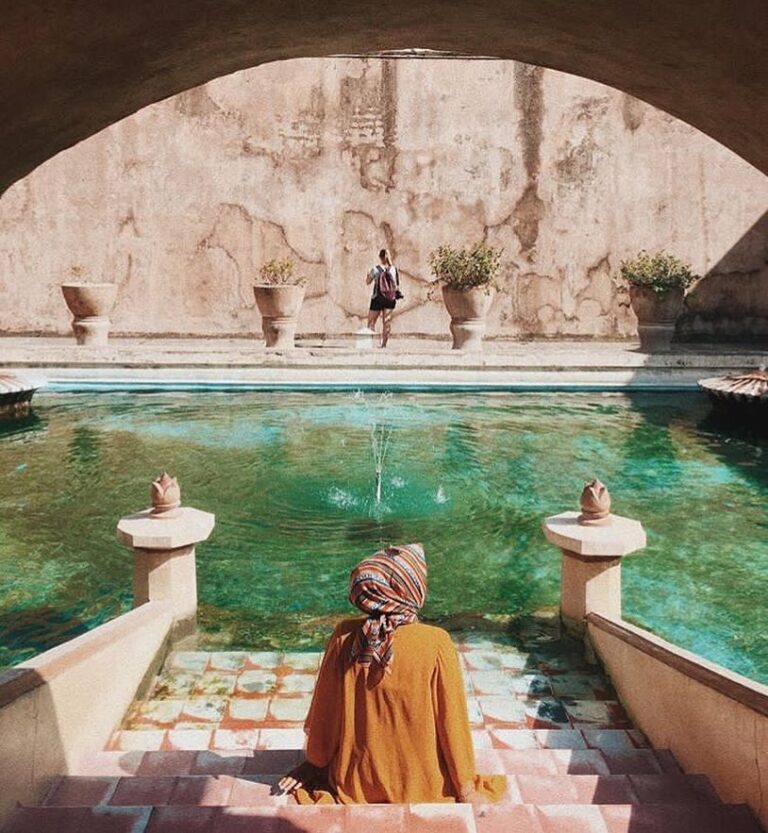 #explorejogja photo today by  taken at Water Castle, Taman Sari....