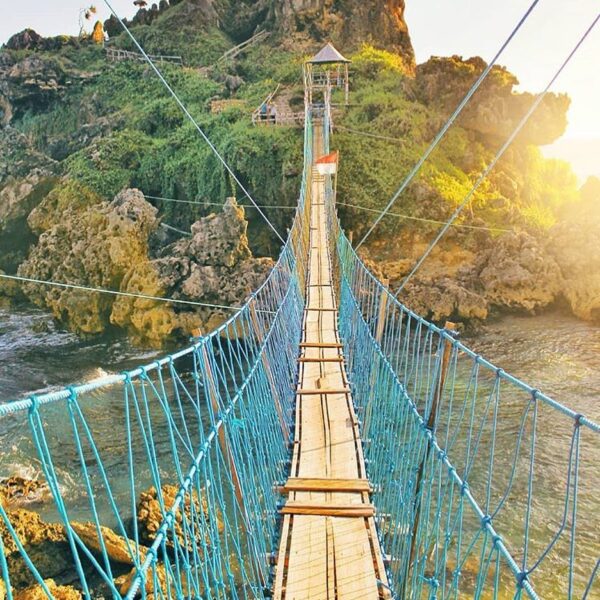 #explorejogja photo today by  taken at Pantai Nglanbor, Gunungkidul....