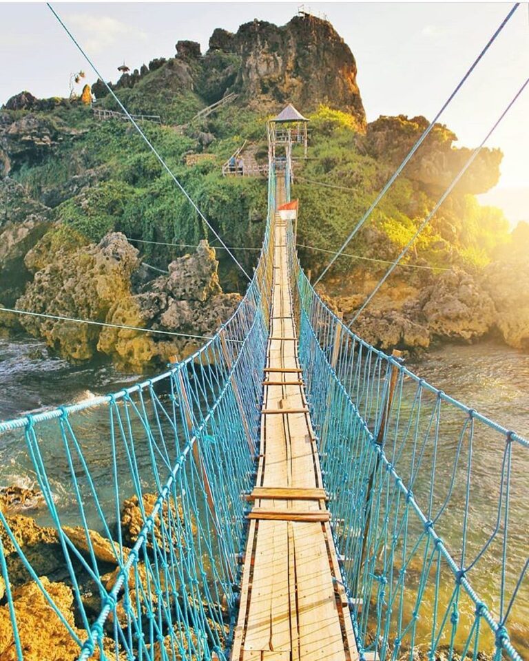 #explorejogja photo today by  taken at Pantai Nglanbor, Gunungkidul....