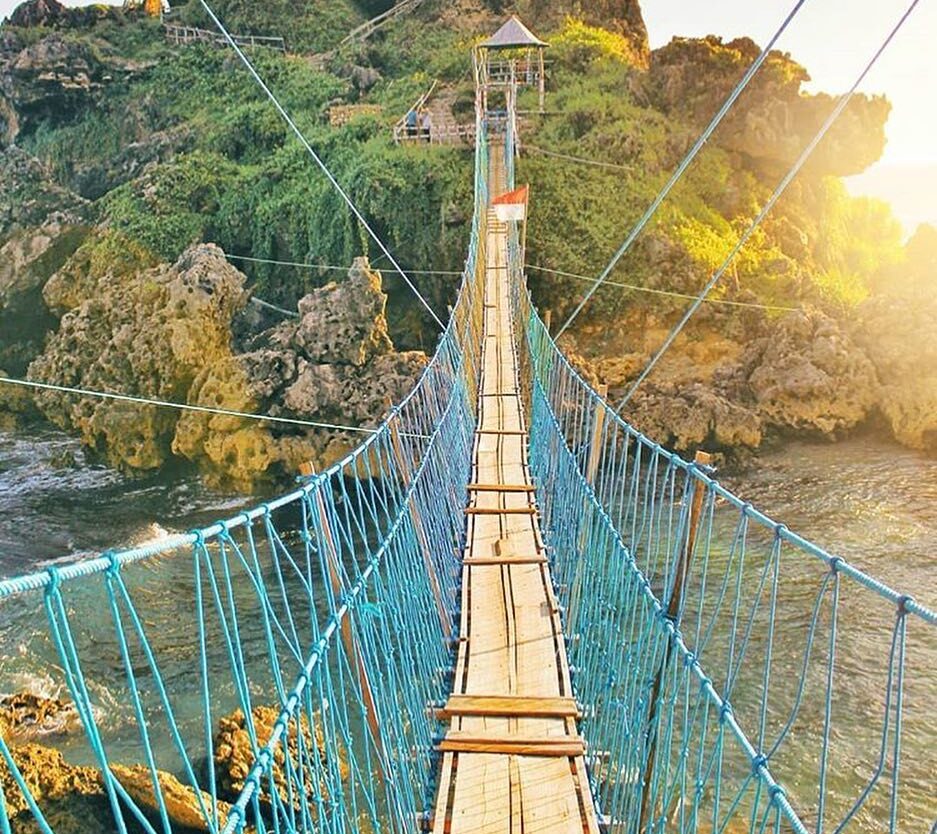 #explorejogja photo today by  taken at Pantai Nglanbor, Gunungkidul....