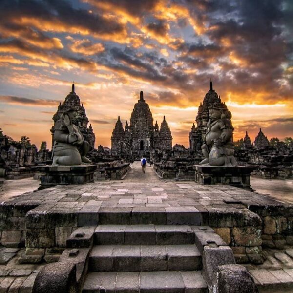 #explorejogja photo today by  taken at Candi Sewu, around Candi Prambanan, Slema...