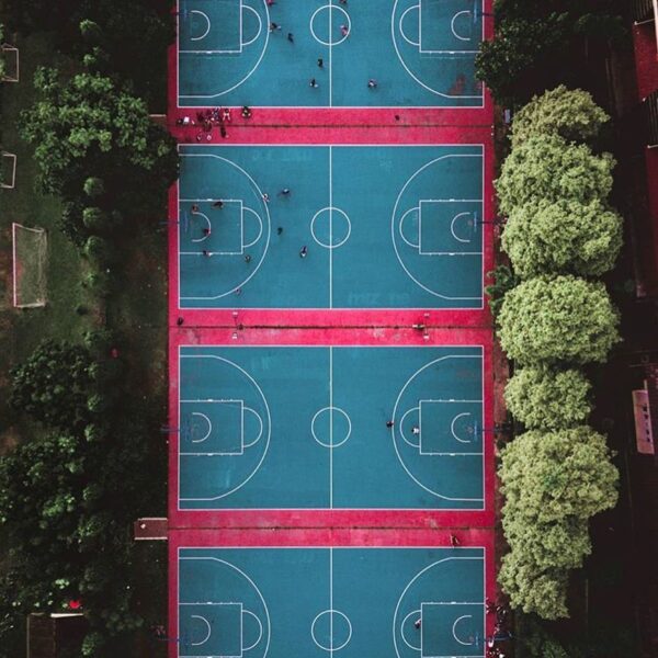 #explorejogja photo today by  covering Lapangan Basket UNY....
