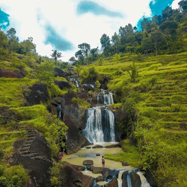 #explorejogja photo today by  taken at Air Terjun Kedung Kandang, Nglanggeran, G...